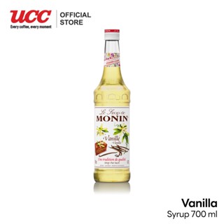 MONIN Vanilla Syrup น้ำเชื่อมกลิ่นวานิลลา 700ml.