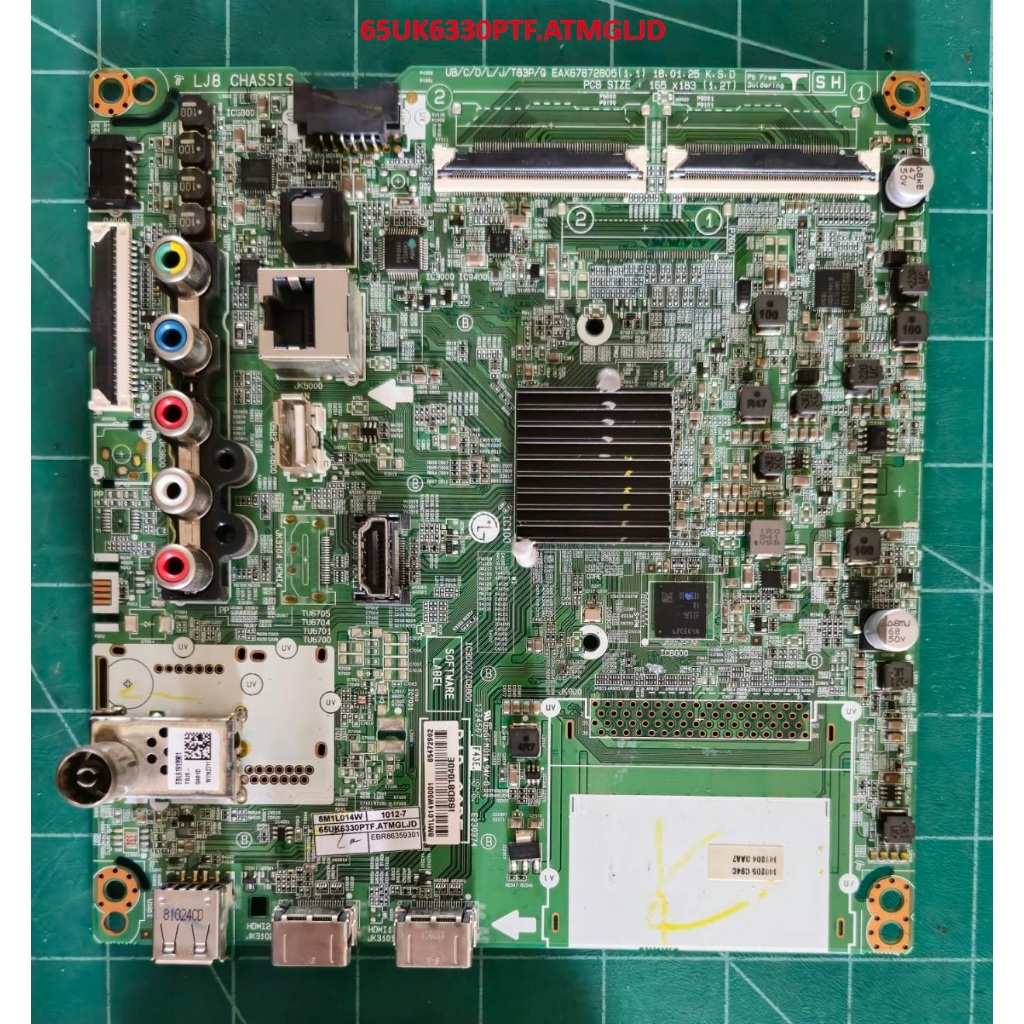 ✅✅ PCB MAIN 65UK6330PTF.ATMGLJD  TV LG 65" อะไหล่แท้  💯💯