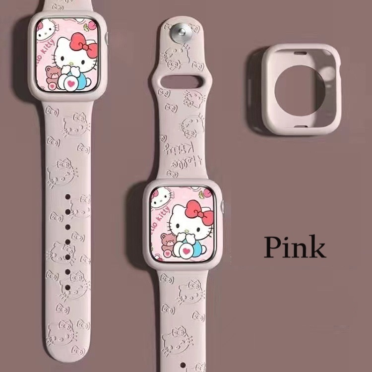 ลายใหม่!!🥰 สาย silicone + case ❤️ สำหรับหน้าปัด 38/40/41 mm และ 42/44/45 mm
