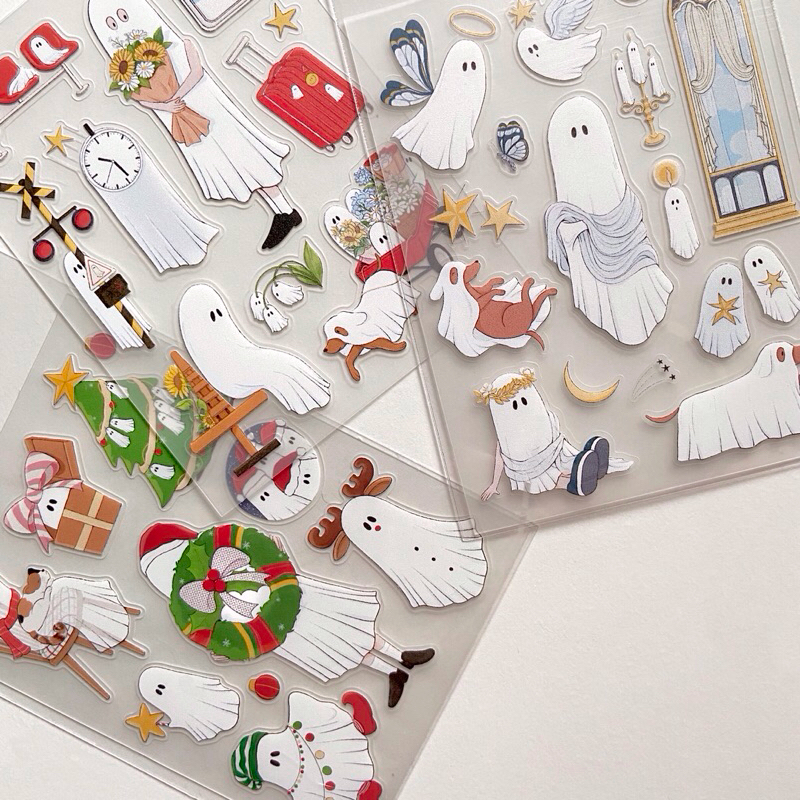 (เพิ่มลายใหม่) Sticker A7 GHOST.GOODS the series - khunyunn