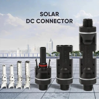 ขั้วต่อ สายไฟโซล่าเซลล์ MC4 คอนเน็คเตอร์ โซล่าร์ ผู้-เมีย Solar โซล่าเซลล์ ขนาดสาย 2.5-6 mm.