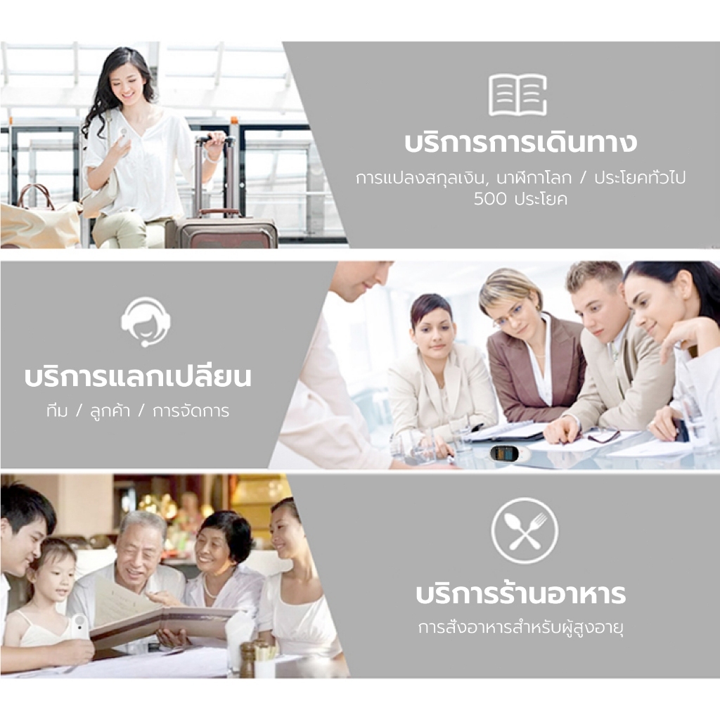 F1 PRO เครื่องแปลภาษา แบบออฟไลน์ Offline Voice Translator รองรับมากกว่า 139 ภาษา รองรับการแปลภาพถ่าย/การแปลออฟไลน์