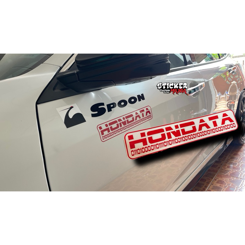สติกเกอร์ hondata สติกเกอร์แต่งรถ สามารถติดกับรถได้ทุกรุ่น