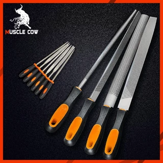 MUSCLE COW ตะไบ ชุดตะไบ ขนาด 4 นิ้ว 8 นิ้ว ตะไบแบน ตะไบเหลี่ยม ตะไบกลม ตะไบเหล็ก งานละเอียด