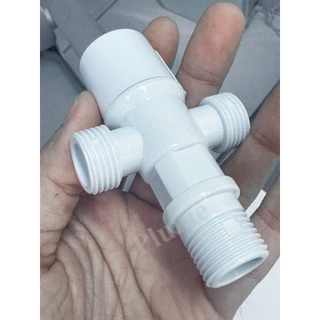 ⚡️(ส่งจากไทย)⚡️วาล์วสามทางพลาสติก PVC ก็อกน้ำ 3 ทาง ขนาด 4 หุน (1/2")