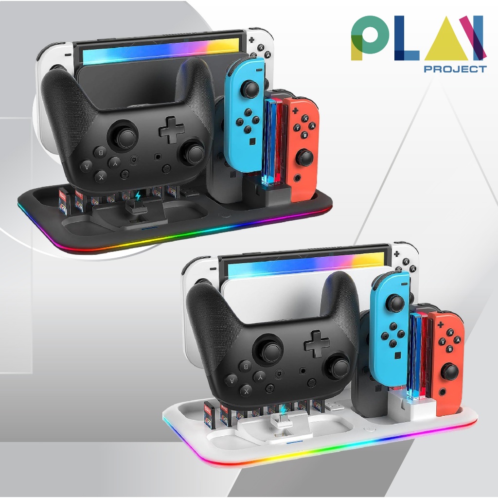 Omelet Space Station Ultimate Gaming Hub แท่นชาร์จ สำหรับ Nintendo Switch/Joy-Con/Joy-Pro