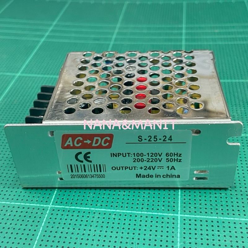 S-25-24 POWER SUPPLY 24V 1A (แอมป์เต็ม)