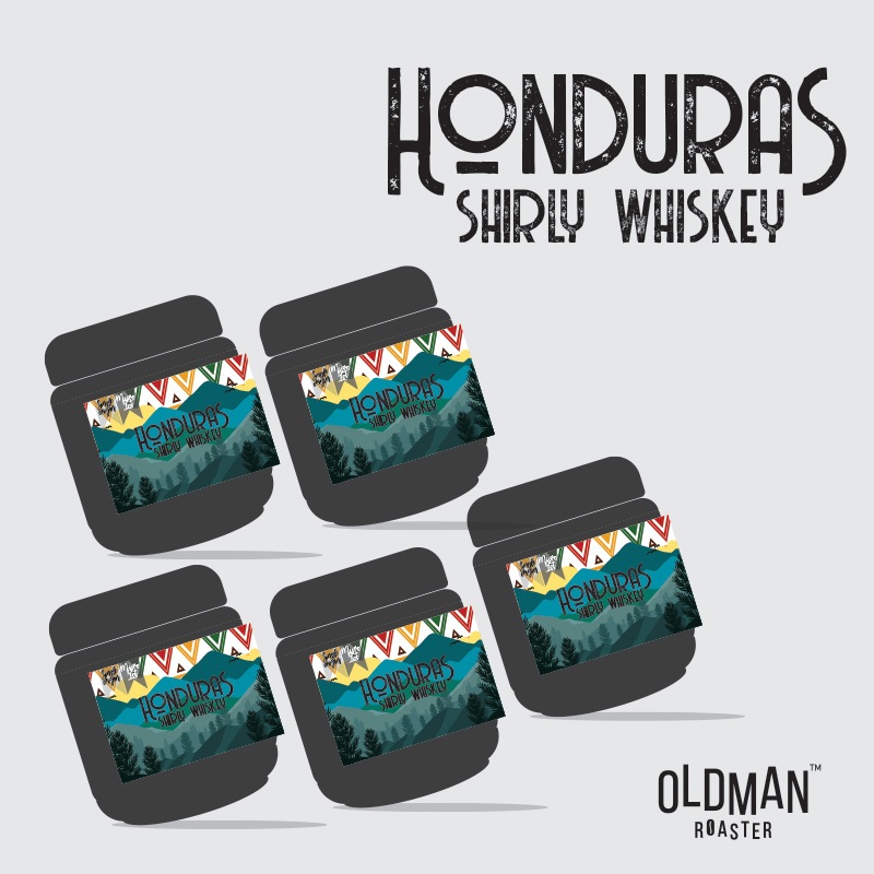 เมล็ดกาแฟ HONDURAS SHIRLY WHISKY 200g x 5 กระปุก (คั่วอ่อน)