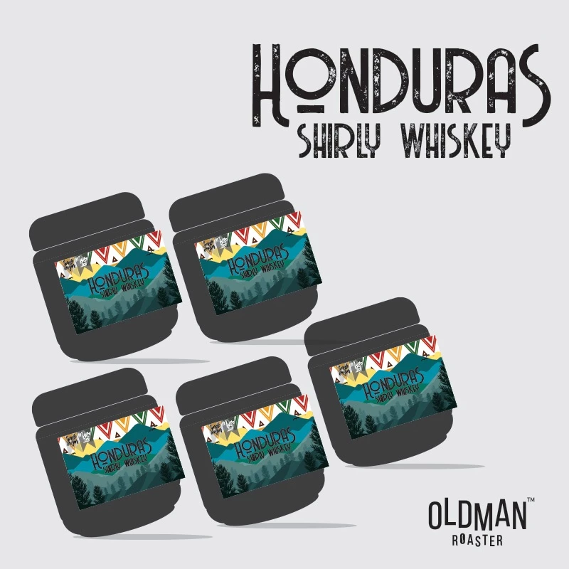 เมล็ดกาแฟ HONDURAS SHIRLY WHISKY 200g x 5 กระปุก (คั่วอ่อน)