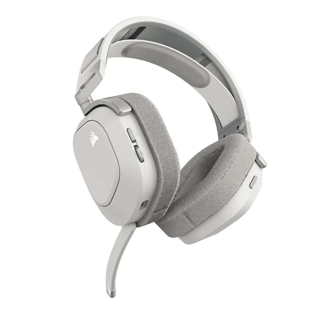 WIRELESS HEADSET (หูฟังไร้สาย) CORSAIR HS80MAX WIRELESS RGB WHITE (CA-9011296-AP)