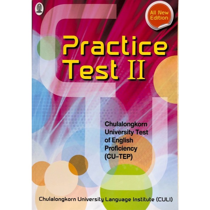 (N) Chulabook : CU-TEP PRACTICE TEST II (LINK SOUND) ผู้แต่ง : สถาบันภาษา จฬ. - 9786163056122
