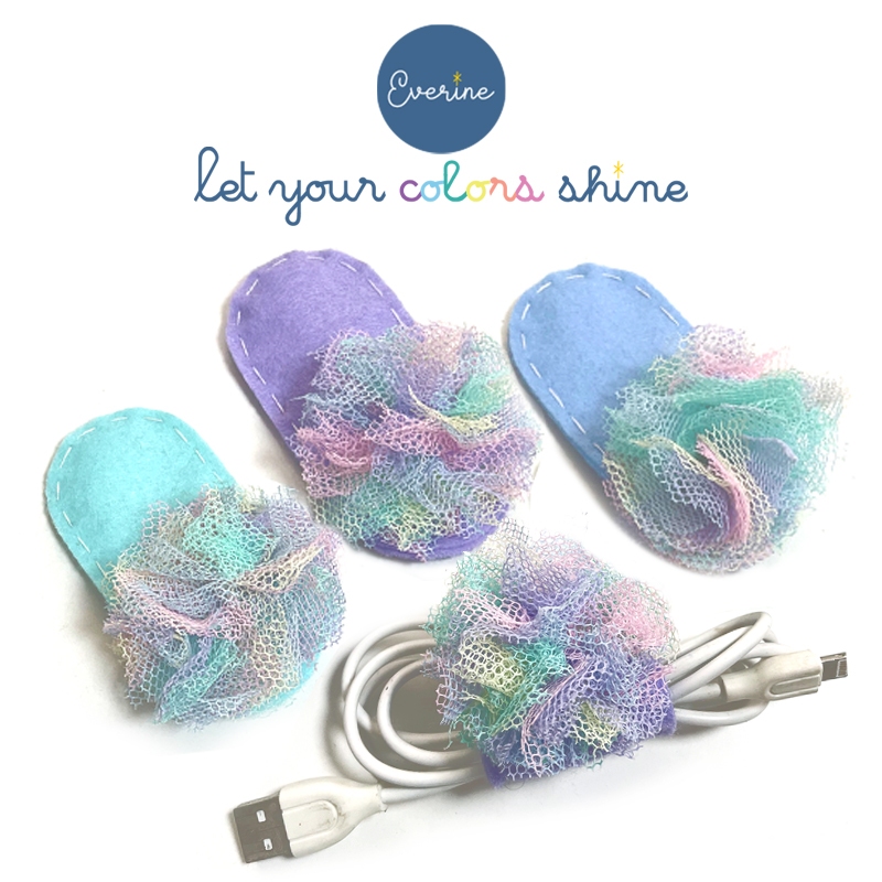 EVERINE - POM POM ที่เก็บสายชาร์จ/หูฟัง CORD ORGANIZER