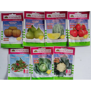 เมล็ดพันธุ์ผัก เมล็ดพันธุ์ ผักสวนครัว ผลไม้ ปลูกง่าย (ซอง 10บาท)