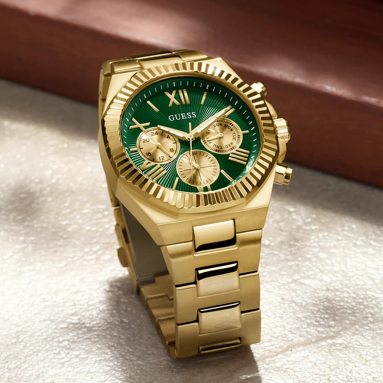 F.A ของหม่คะ Guess ผู้ชายนาฬิกาข้อมือชายหน้าปัดใหญ่ สวยหรูมีระดับ GW0703G1 GW0703G2 GW0703G3 GW0703G4 GW0703G5 44MM