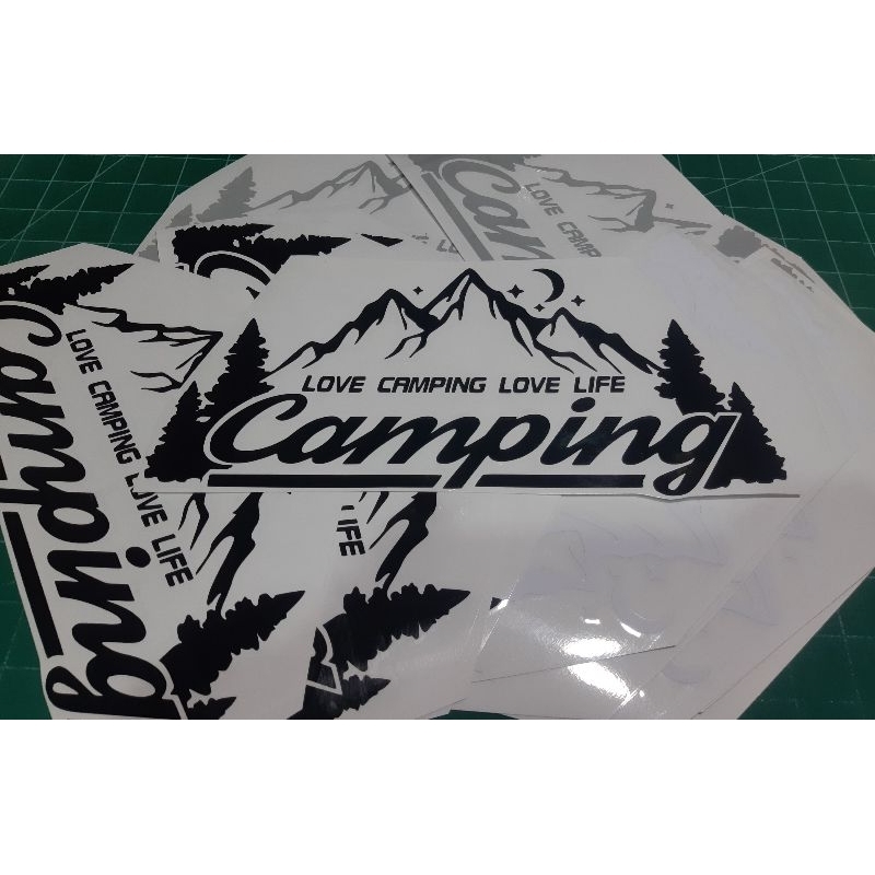 สติ๊กเกอร์ติดกล่อง ปี๊บ บิ๊กไบร์    ลายแคมป์ปิ้ง #camping v.5 งานตัด ประกอบ % พร้อมส่งจร้า ราคา ถูกที่สุด ดีลบีเคเค แกลเลอรีภาพที่ 3