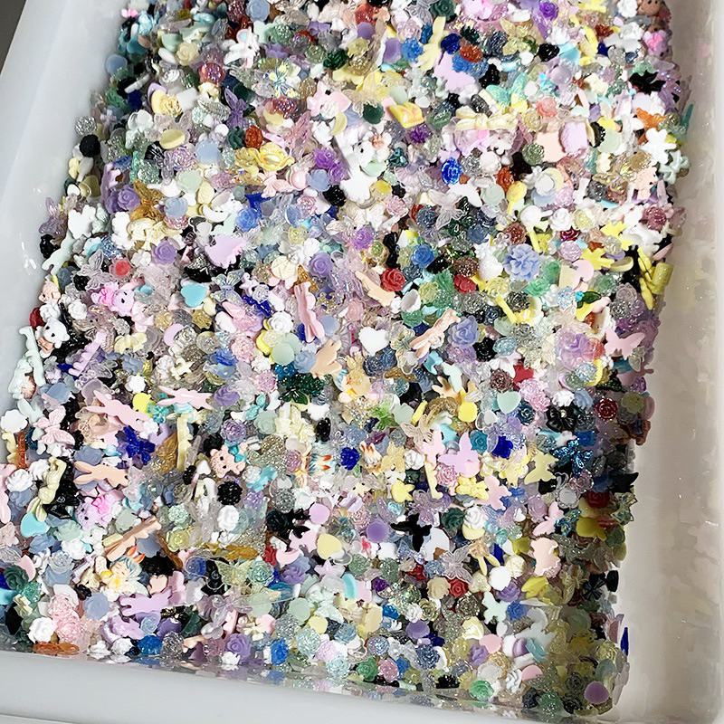 อะไหล่รวมคละแบบ อะไหล่ติดเล็บ คละแบบคละลาย (50ตัว/ห่อ)