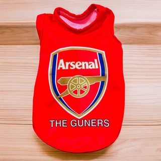 เสื้อแขนกุด ลายทีมฟุตบอลน้องหมาน้องแมว ลายน่ารัก เก๋ สินค้าพร้อมส่ง เบอร์0-11