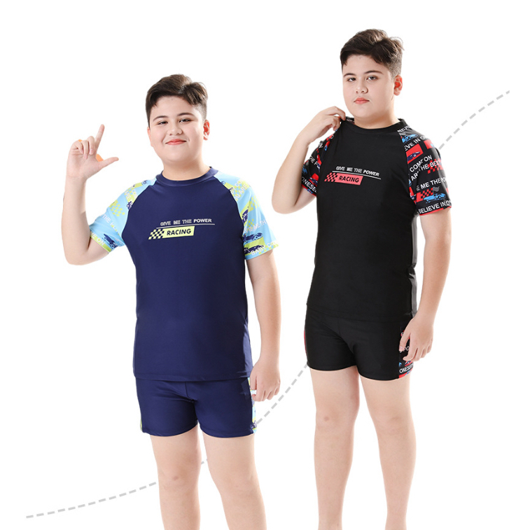 ชุดว่ายน้ำเด็กผู้ชาย (พร้อมส่ง) ชุดว่ายน้ำเด็กอ้วน ชุดว่ายน้ำเด็กพลัสไซส์ ชุดว่ายน้ำ