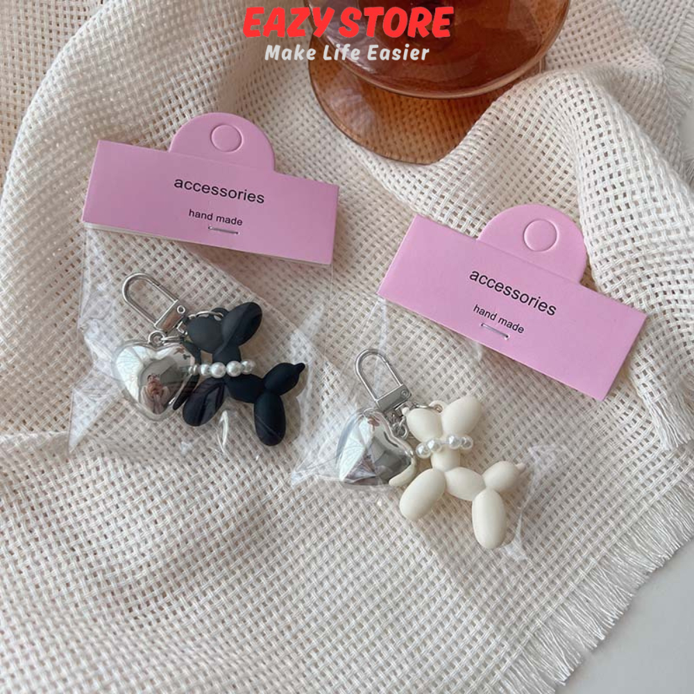 พวงกุญแจสุนัขบอลลูน EAZY Balloon Puppy Keychain จี้ห้อยกระเป๋า จี้ห้อยกุญแจ สะท้อนแสง ลอตปี2026