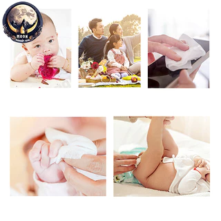 ทิชชู่เปียกทำความสะอาด Baby Wipes ทิชชู่เปียกเด็ก กระดาษทิชชู่เปียก ทิชชูเปียก 80 แผ่น เหมาะก ทิชชู่เปียกเด็ก