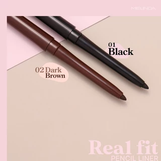 เมลินดา อายไลเนอร์ ดินสอเขียนขอบตา สีชัด ติดทน Meilinda Real Fit Pencil Liner MC 3112 0.3 g.