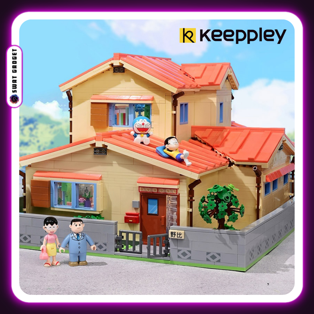 [Pre-Order] ชุดบริคตัวต่อ Keeppley Doraemon Nobita's Family House SWATGadget