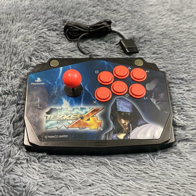 จอยโยกแท้ Hori PlayStation2 Tekken4 Namco Limited ใช้งานปกติปุ่มแน่นโยกเนียน