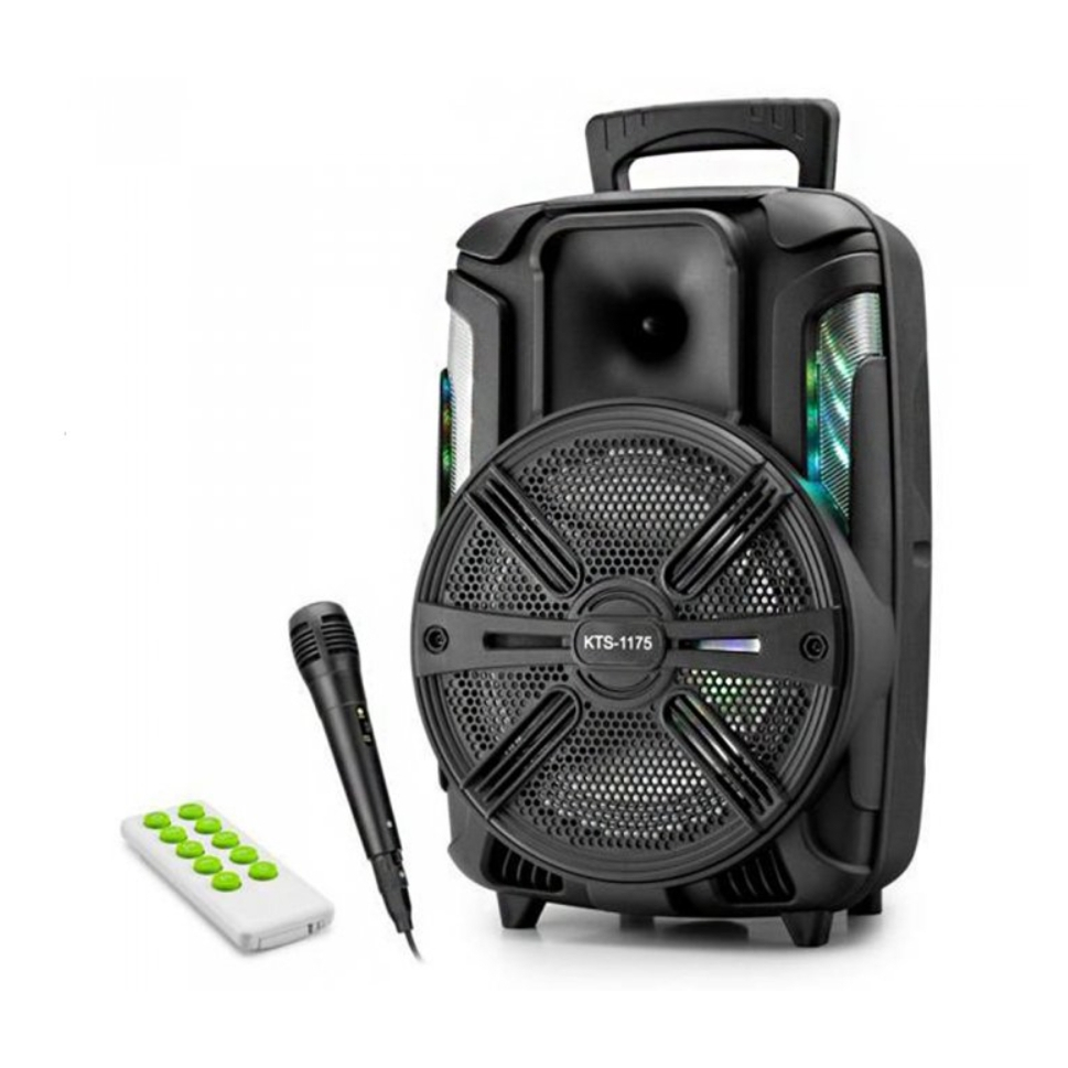 ดังลั่น ลำโพงบลูทูธ K1175 ตู้ลำโพง 8 นิ้ว ลำโพงบลูทูธ Bluetooth (แถมฟรี ไมโครโฟน รีโมท สายชาร์จ )