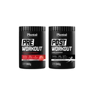 Plantae Performance Set : เซต Pre + Post Workout 1 กระปุก ทานก่อนหลังออกกำลังกาย เวทเทรนนิ่ง คาดิโอ