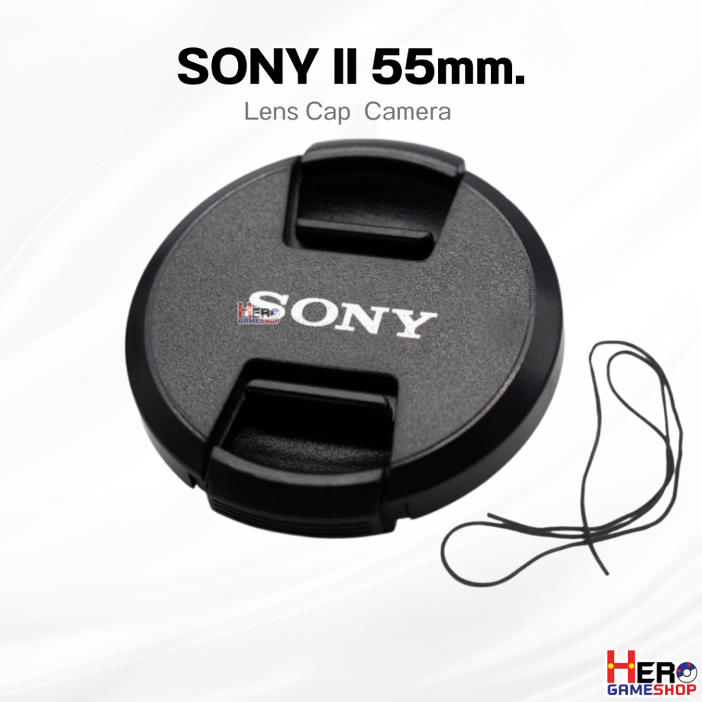 (พร้อมส่ง) ฝาปิดหน้าเลนส์กล้อง ฝาเลนส์ SONY Lens ปิดแน่น รูปที่ 7