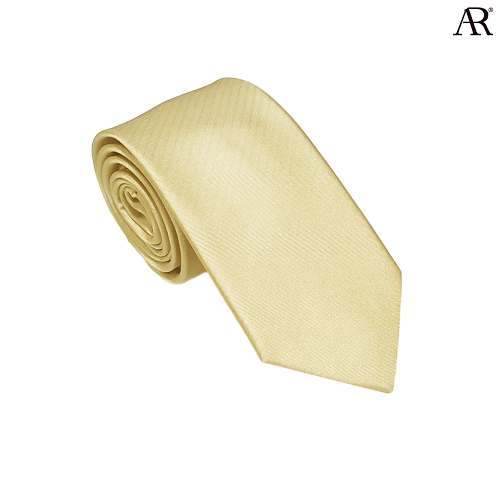 ANGELINO RUFOLO Necktie(NTS-พื้นทอ005) เนคไทผ้าไหมทออิตาลี่คุณภาพเยี่ยม ดีไซน์ Matte Classic สีทอง/สีน้ำตาล/สีเลือดหมู