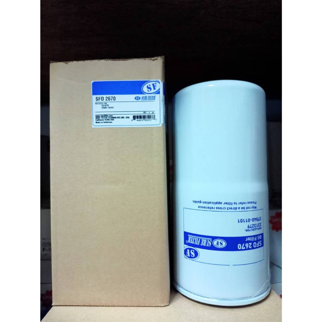 SURE FILTER,SFO-2670,กรองเครื่อง,BUHLER MANUFACTURING 00031133,MTU 0031843001,MITSUBISHI 37540-01101