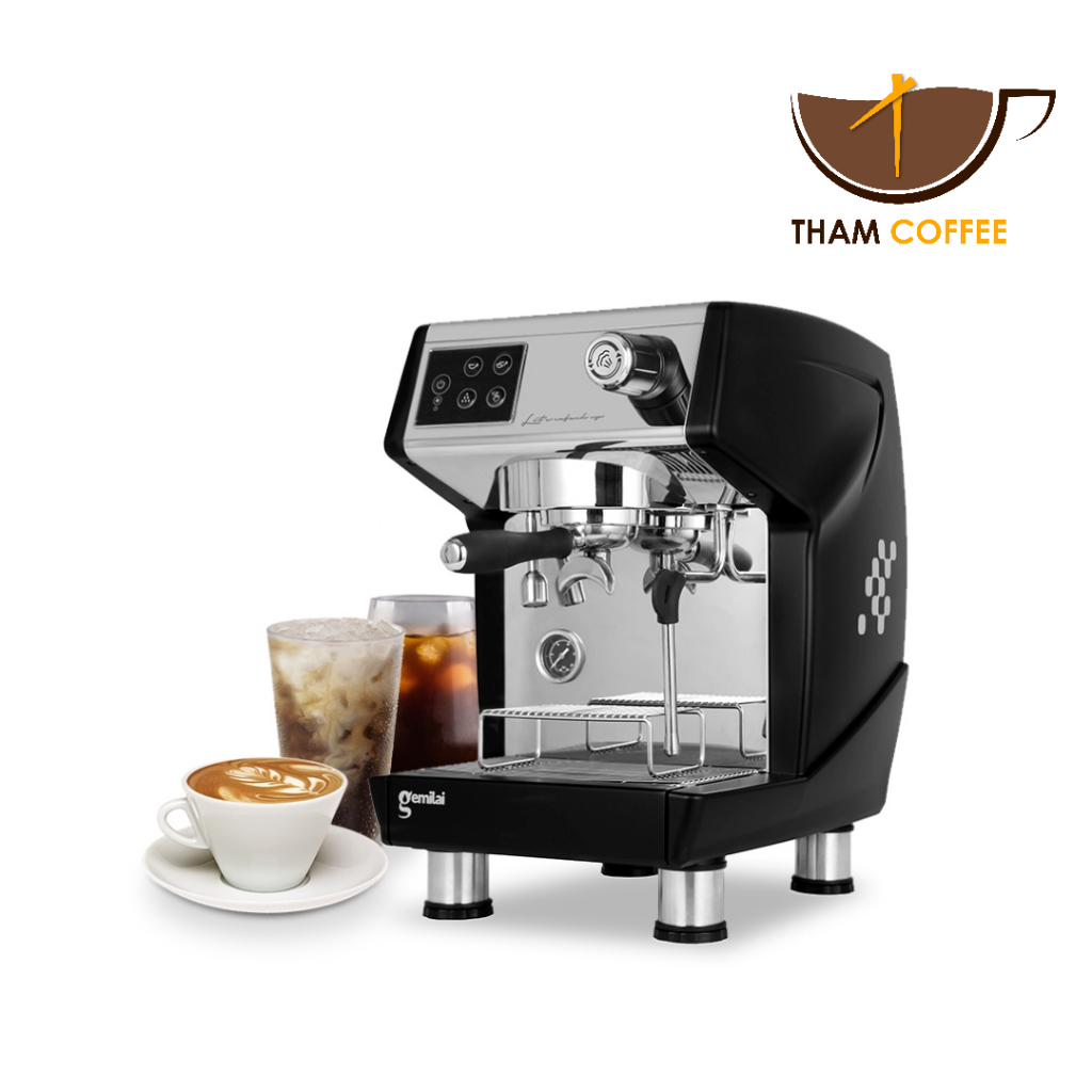 Gemilai เครื่องชงกาแฟ CRM3200C เครื่องชงกาแฟอัตโนมัติ 15bar 2950w 1.7L เครื่องชงกาแฟสด Coffee Machine Tham coffee