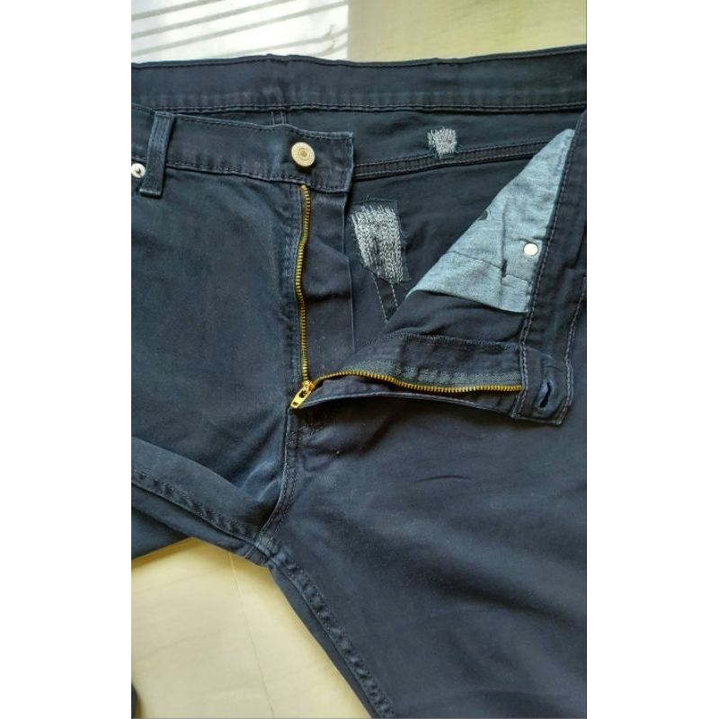 กางเกงผ้าลีวายมือสอง 511 slim Fit เอว38/41/7.5 (J02)