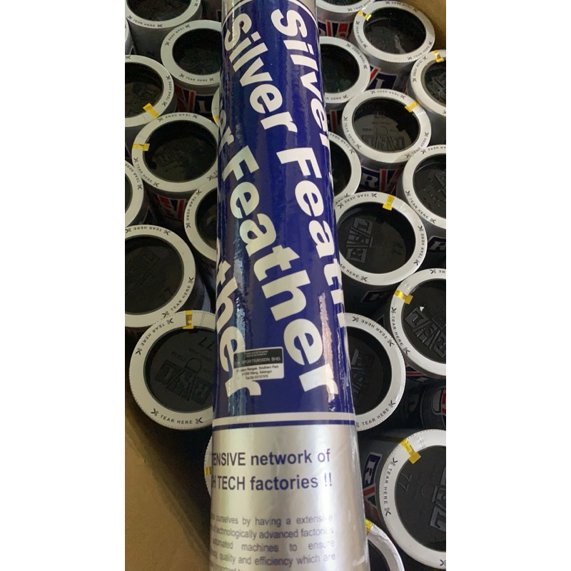 ลูกแบด RSL SILVER ของแท้ 100% (1 หลอดมี 12 ชิ้น) *ล็อตใหม่ New.Speed 77*