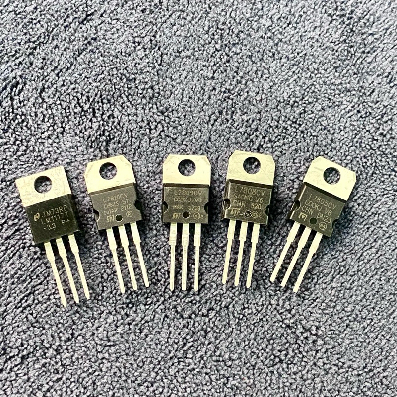 Regulator (แพ็ค5ตัว) ไอซีเรกูเลเตอร์LM1117T L7805 7806 7808 7809 7810 7812 7815 7818 7824 มีพร้อมส่ง