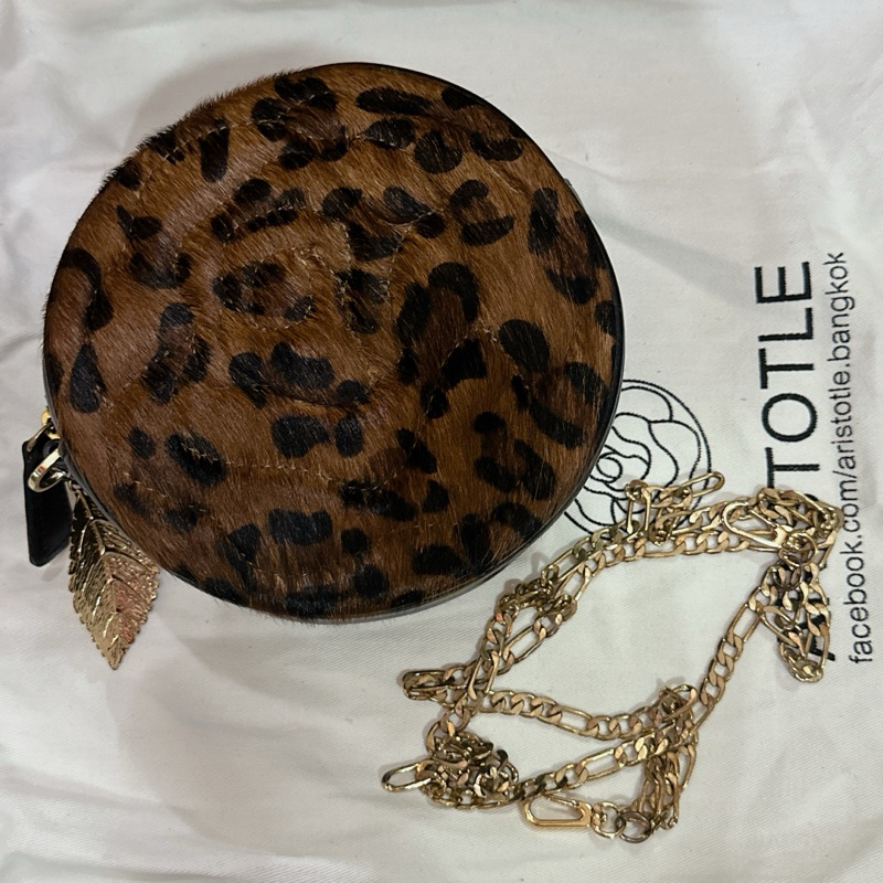 Aristotle rose bag (leopard edition)