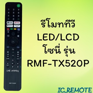 รีโมทรุ่น : โซนี่ Sony รหัส RMF-TX520P ไม่มีคำสั่งเสียง สินค…