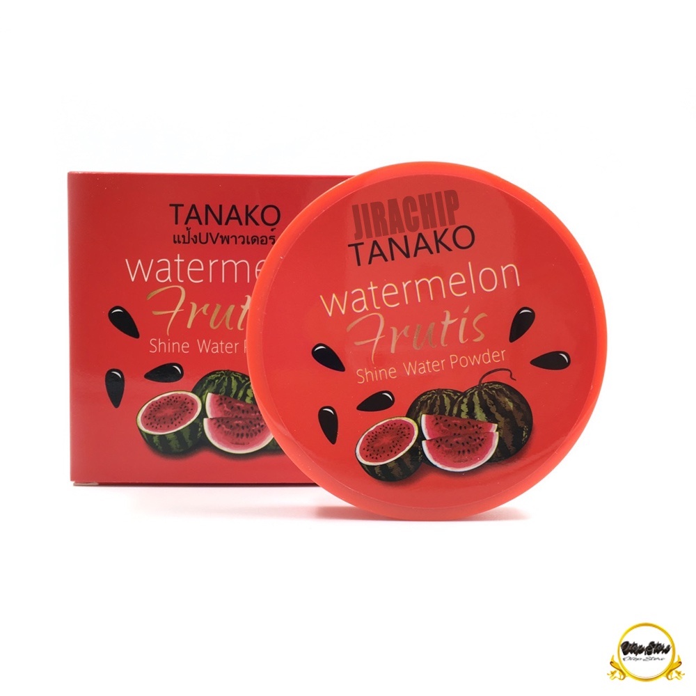 T6052 แป้งพัฟแตงโม TANAKO แป้งพัฟผสมรองพื้น คุมมัน กันน้ำ ปกปิดได้ดี