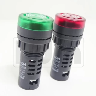 Buzzer Alam 22mm. ไฟแจ้งเตือนกระพริบ แบบมีมีเสียง