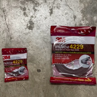 3M เทปแดง 4229 เทป2หน้า ตกแต่งรถ ของแท้100%