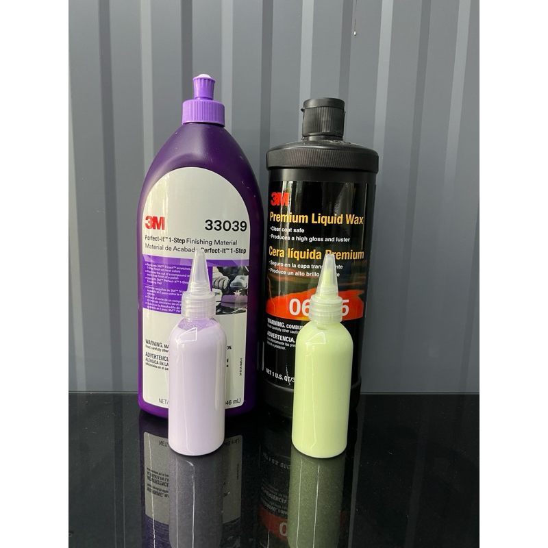น้ำยาขัดสี 3M 33039 ขัด one step น้ำยา 06005 พรี่เมี่ยมแว็ค ขนาด 100 ml แบ่งจากขวดใหญ่