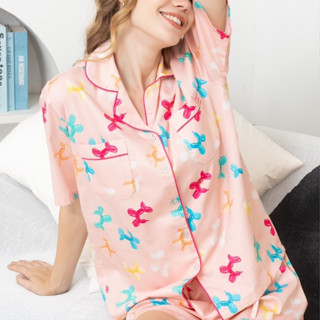 Balloon dog summer set แขนสั้น ขาสั้น ชุดนอนโนบรา Call it a …