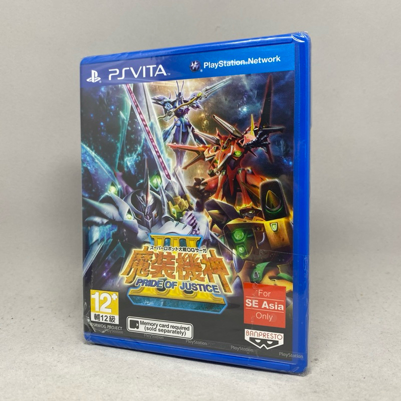 (New)(มือ1) Super Robot Taisen OG Saga Masou Kishin III Pride of Justice PS Vita | แผ่นเกมเพลสเตชั่น