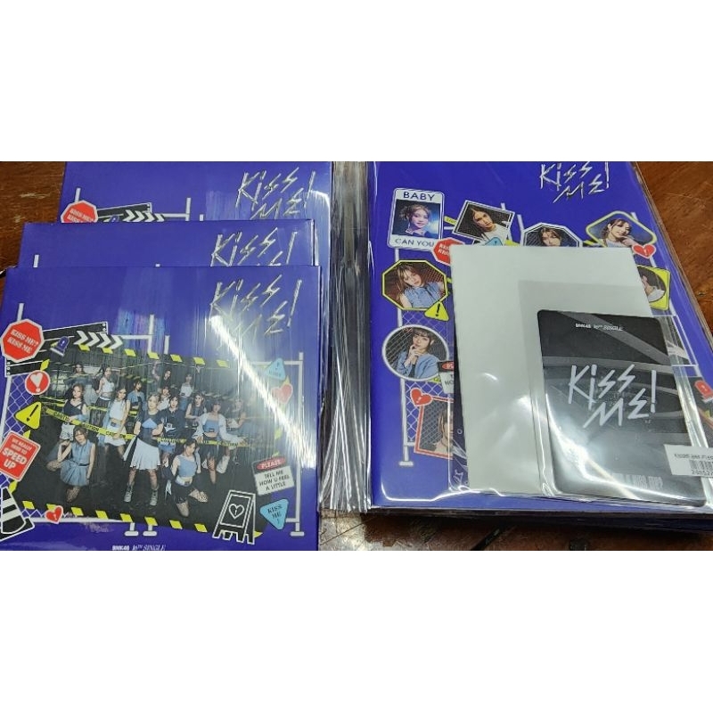 CD Mini Photobook Kiss Me BNK48 16 th single CGM48 Blue Jacket  ยังไม่แกะ มีรูปสุ่ม
