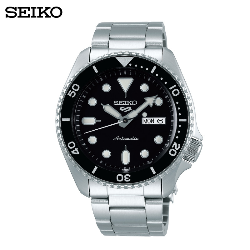 SEIKO 5 Sports Automatic นาฬิกาข้อมือ อัตโนมัติ (ไซโก) รุ่น SRPD55K  ขนาด 42.5 mm สีดำ