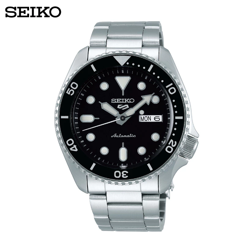SEIKO 5 Sports Automatic นาฬิกาข้อมือ อัตโนมัติ (ไซโก) รุ่น SRPD55K ขนาด 42.5 mm สีดำ