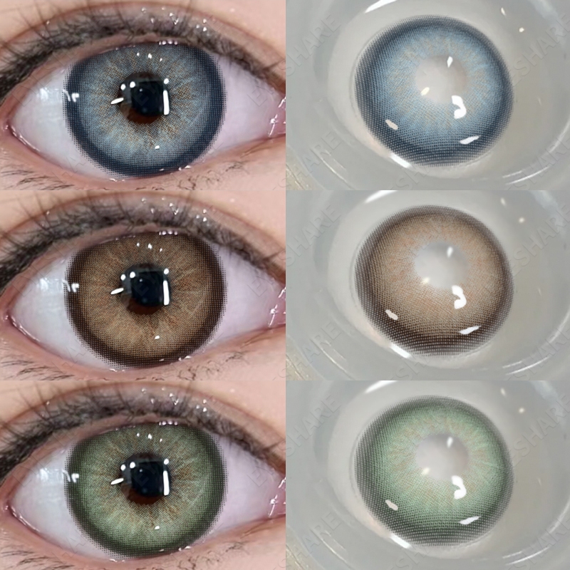 LENSFINE ใหม่ ขายดีที่สุด คอนแทคเลนส์สีตาโตเกาหลี สีน้ำตาล 14.5มม. มีบริการเก็บเงินปลายทาง