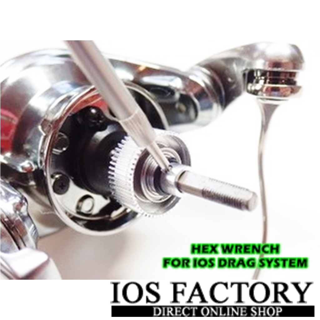 IOS-FACTORY HEX WRENCH FOR IOS DRAG SYSTEM   *** หัวไขแกนเสาชัก ชิมาโน่ MADE IN JAPAN 100% ***