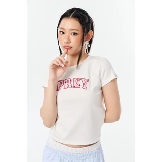 (พร้อมส่ง)prey เสื้อยืด summer logo babytee